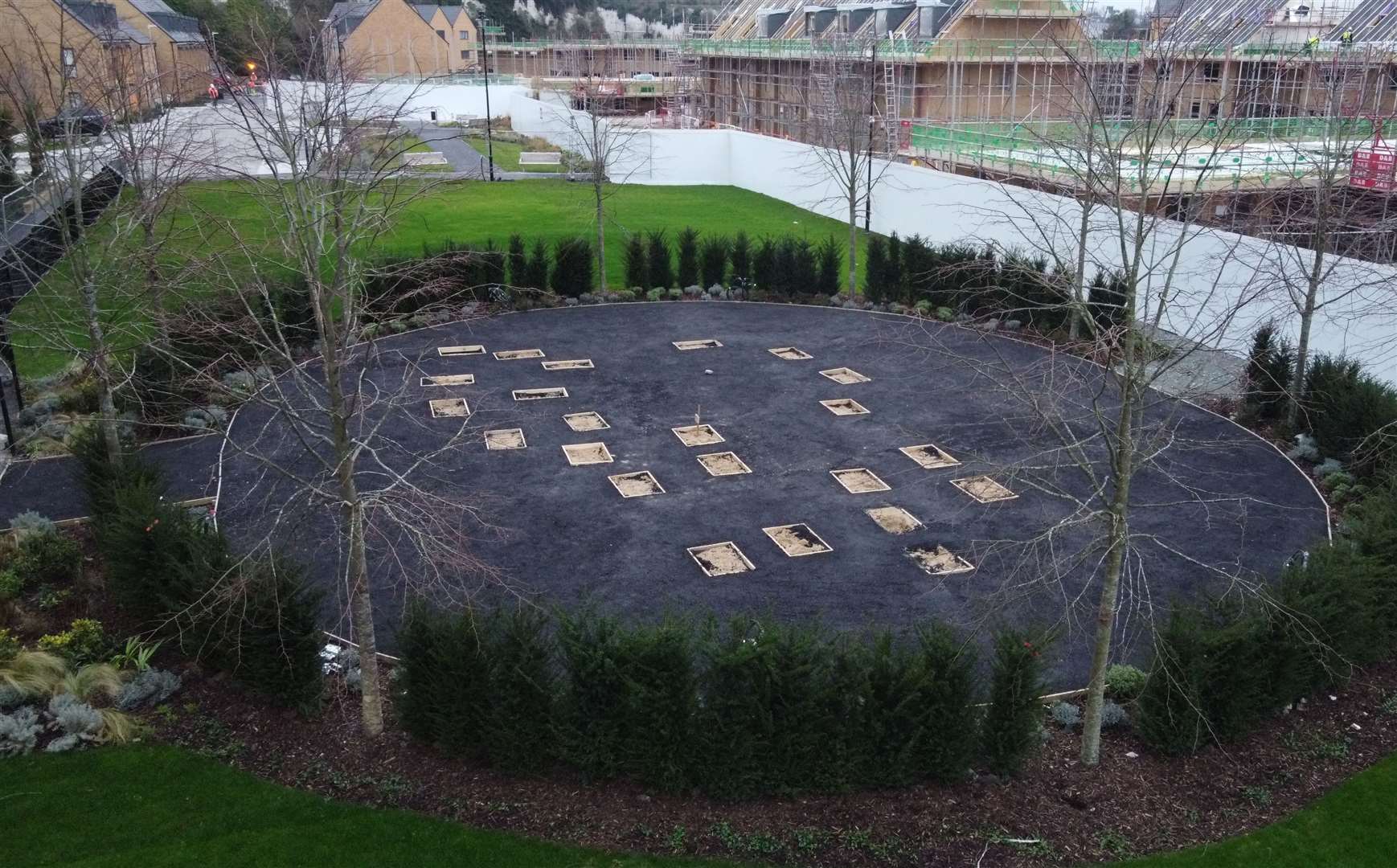 Artwork is is set to be installed on top of the sealed bear pit, which was once part of Rosherville Gardens. Photo: Jason Arthur