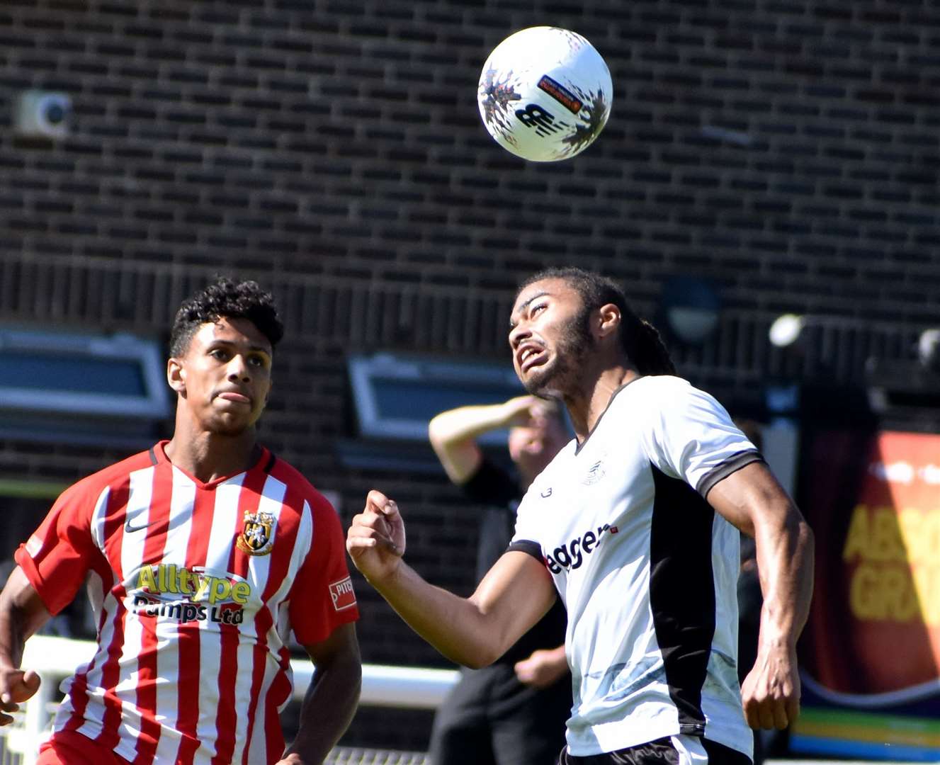 Action from a pre-season friendly last year between hosts Dover and Folkestone - the teams will come up against one another in the league during the 2024/25 campaign. Picture: Randolph File