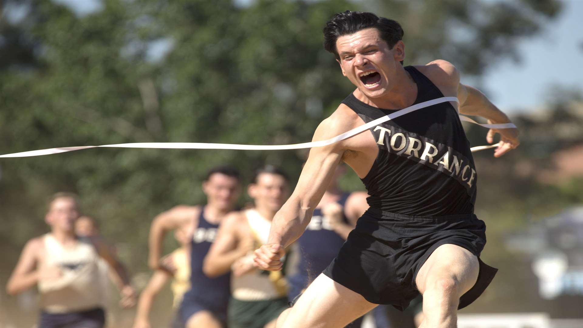 Jack O'Connell in Unbroken. Picture: PA Photo/Universal Pictures