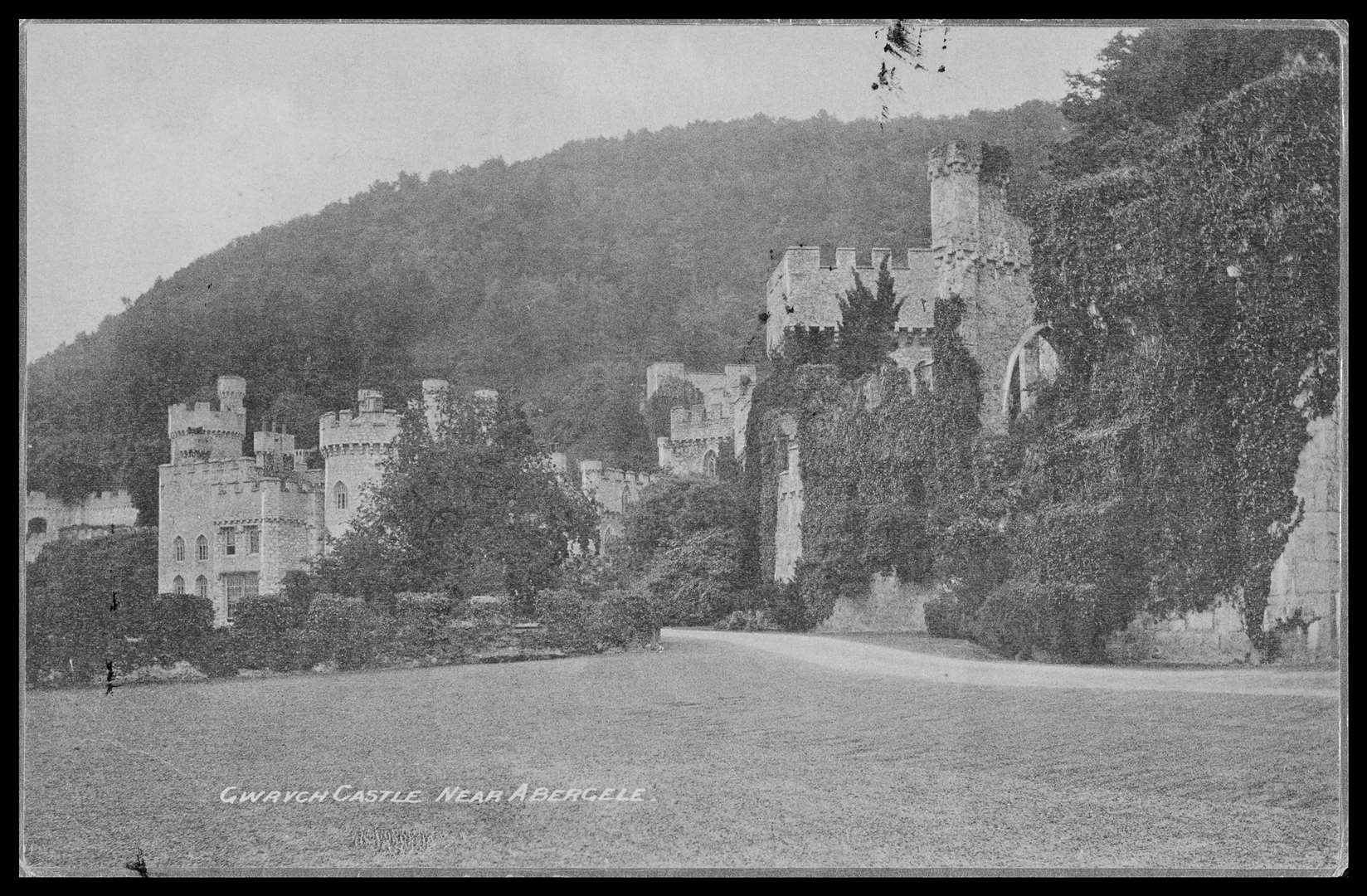 A photo of Gwrych Castle near Abergele, Conwy, in 1910 (North East Wales Archives)