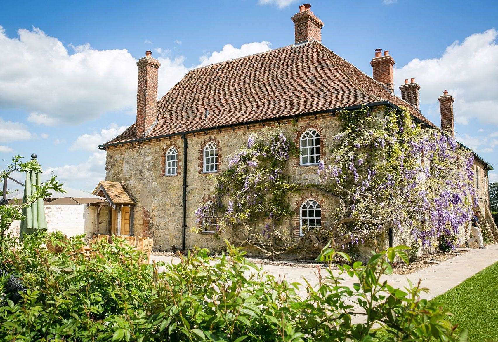 Frankie also transformed Battel Hall at Leeds Castle into luxury accommodation. Picture: Leeds Castle