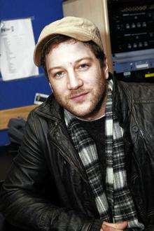 Matt Cardle visiting the Medway Messenger