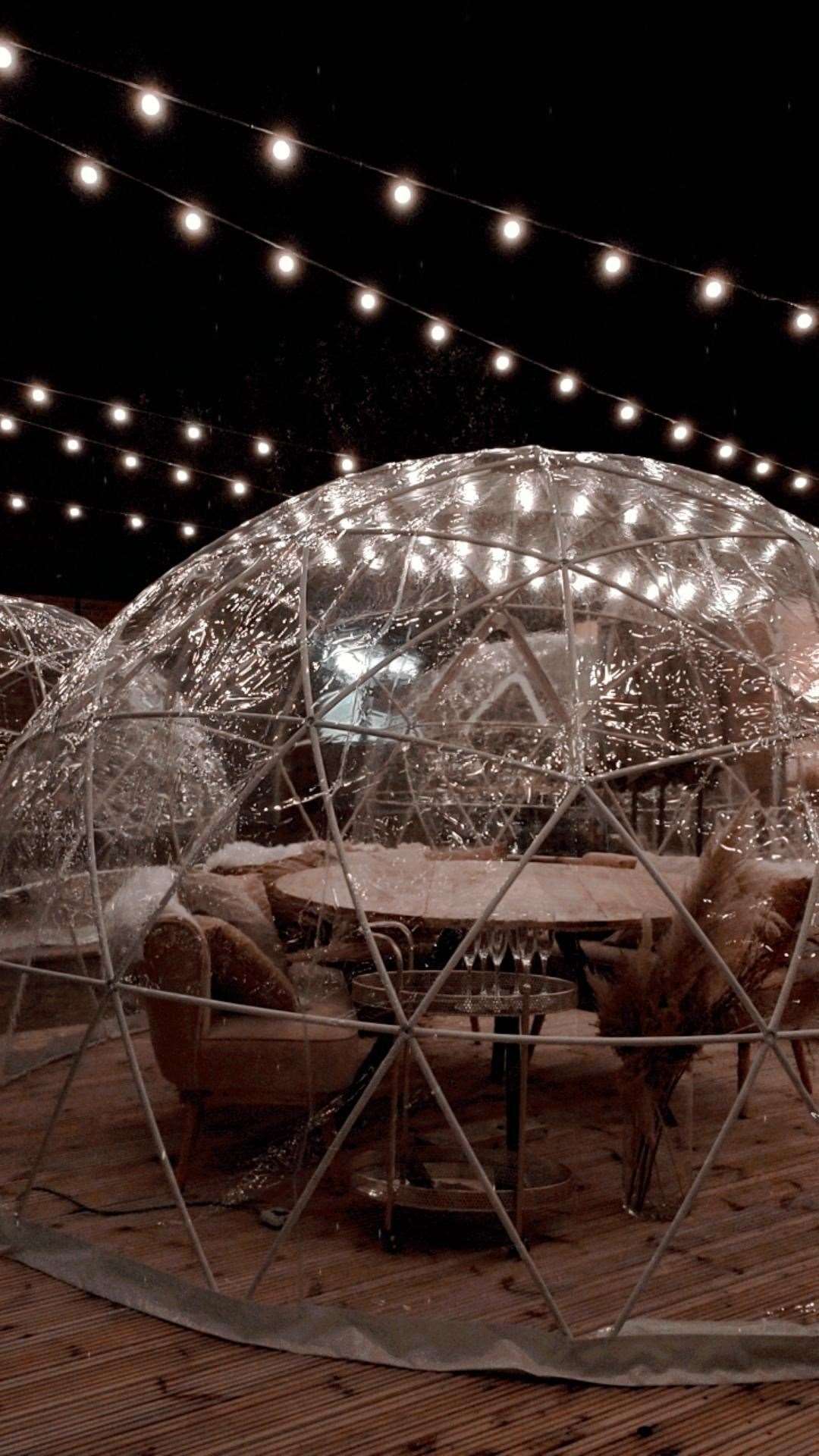 The four new igloos will be ready for customers at the Oad Street Food and Crafts restaurant later this month