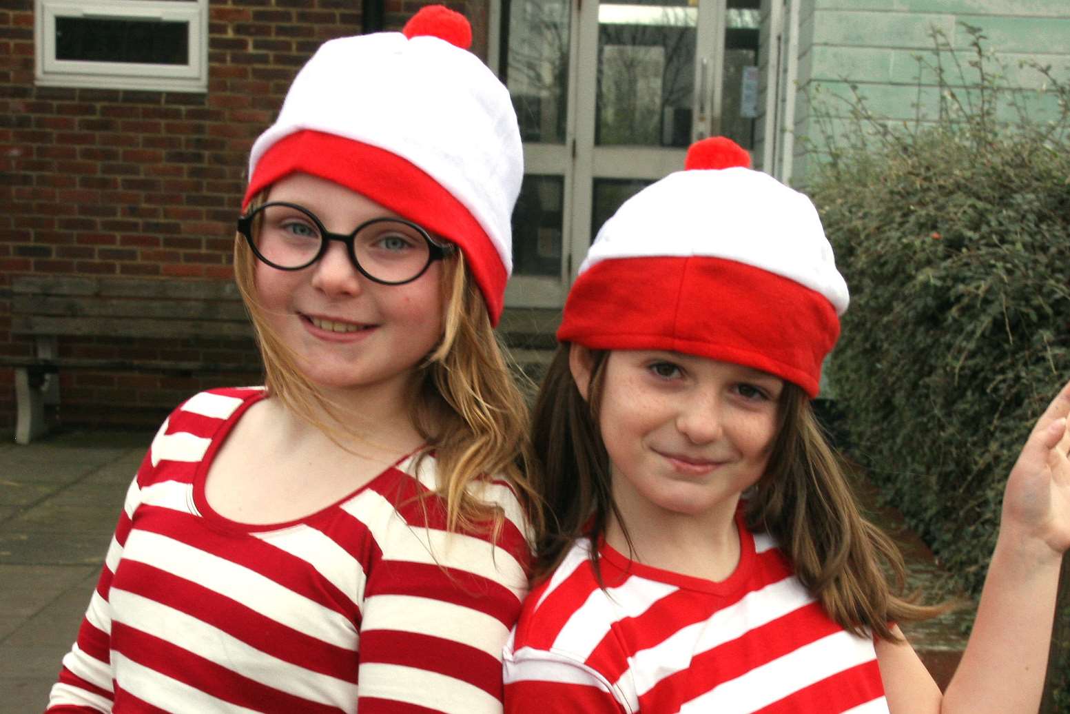 Pupils wore a very different school uniform for the day.