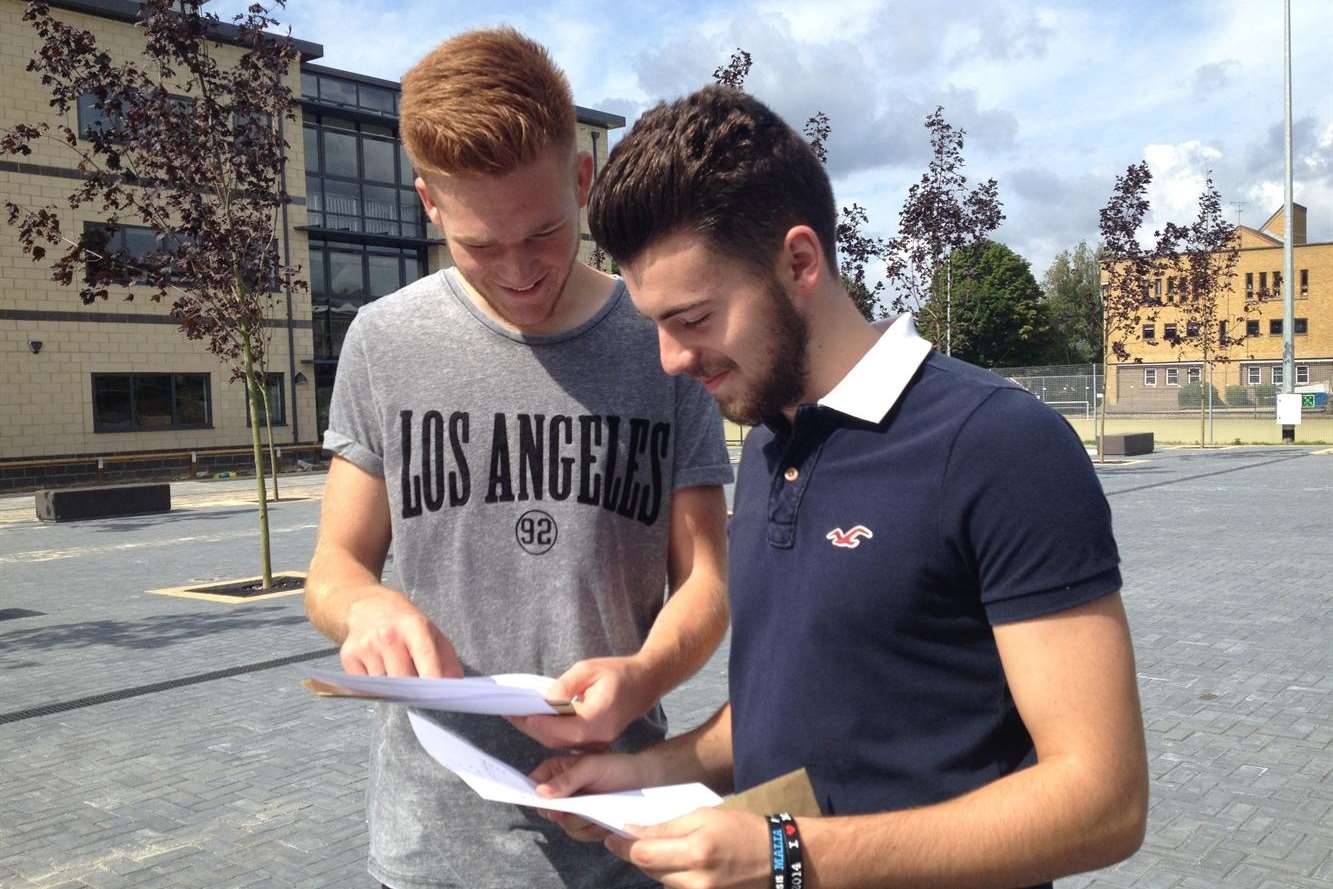 Josh Stillwell and Michael Head from Valley Park School in Maidstone.