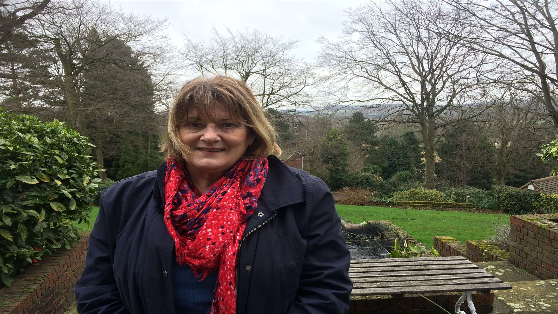 Ruth Hensman of Bowesden Lane was among residents talking to MP Adam Holloway