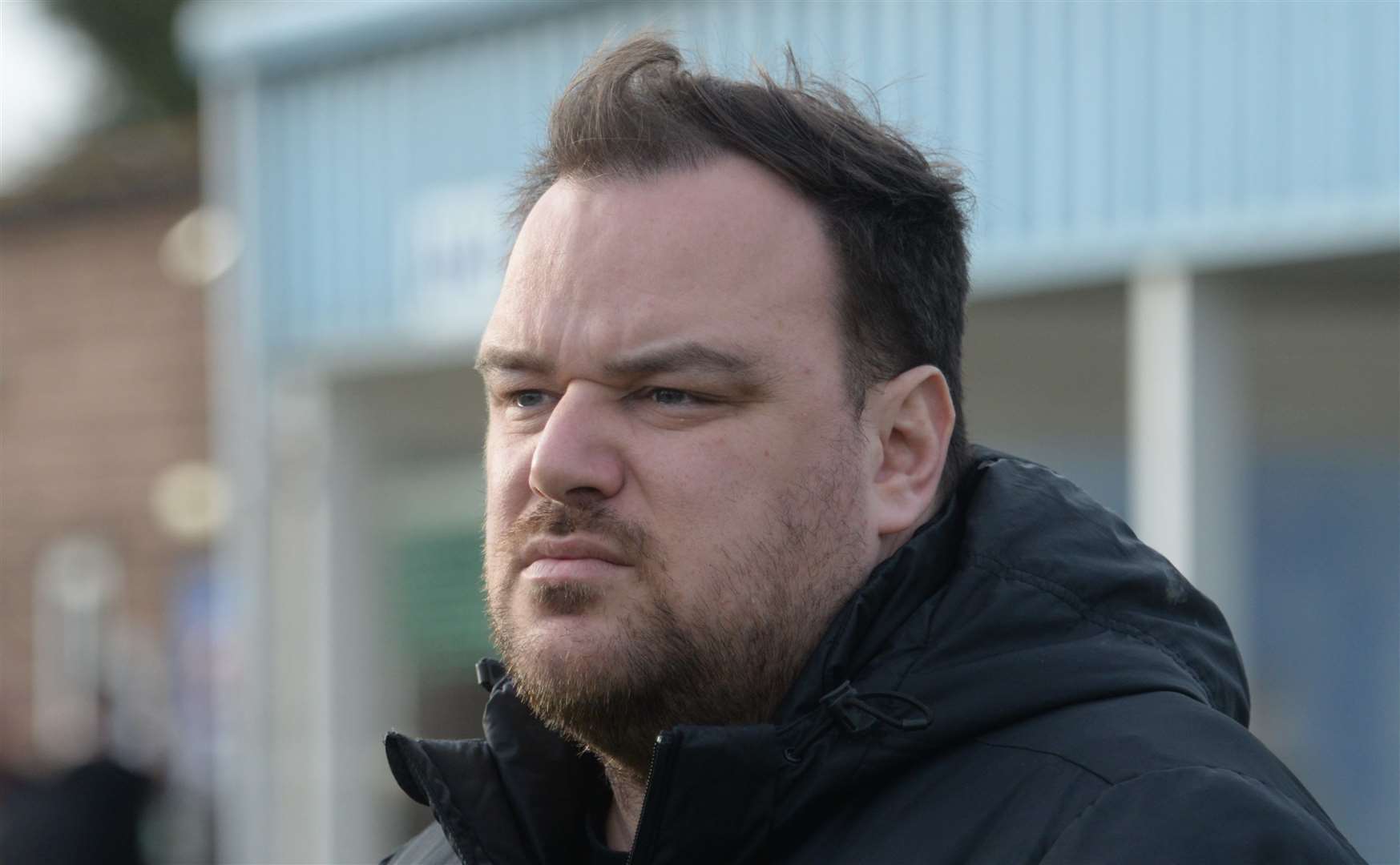 Herne Bay manager Ben Smith. Picture: Chris Davey.(42290333)