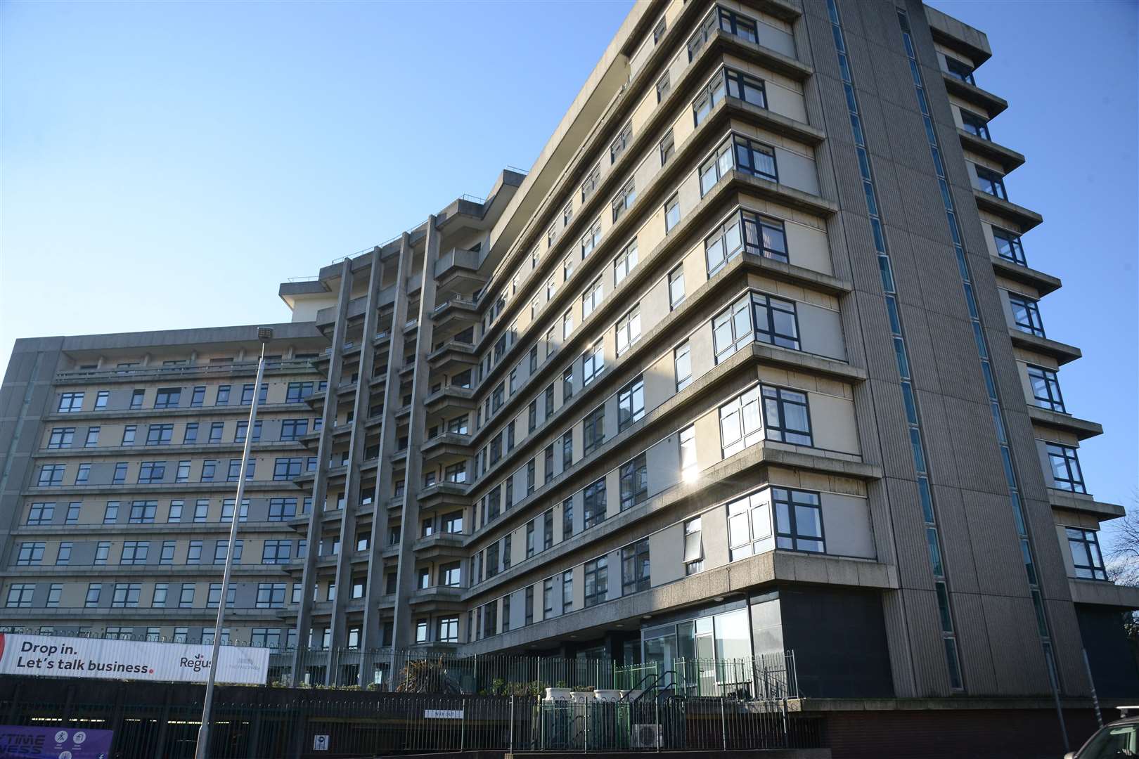 The landmark Panorama building in Ashford town centre - formerly Charter House