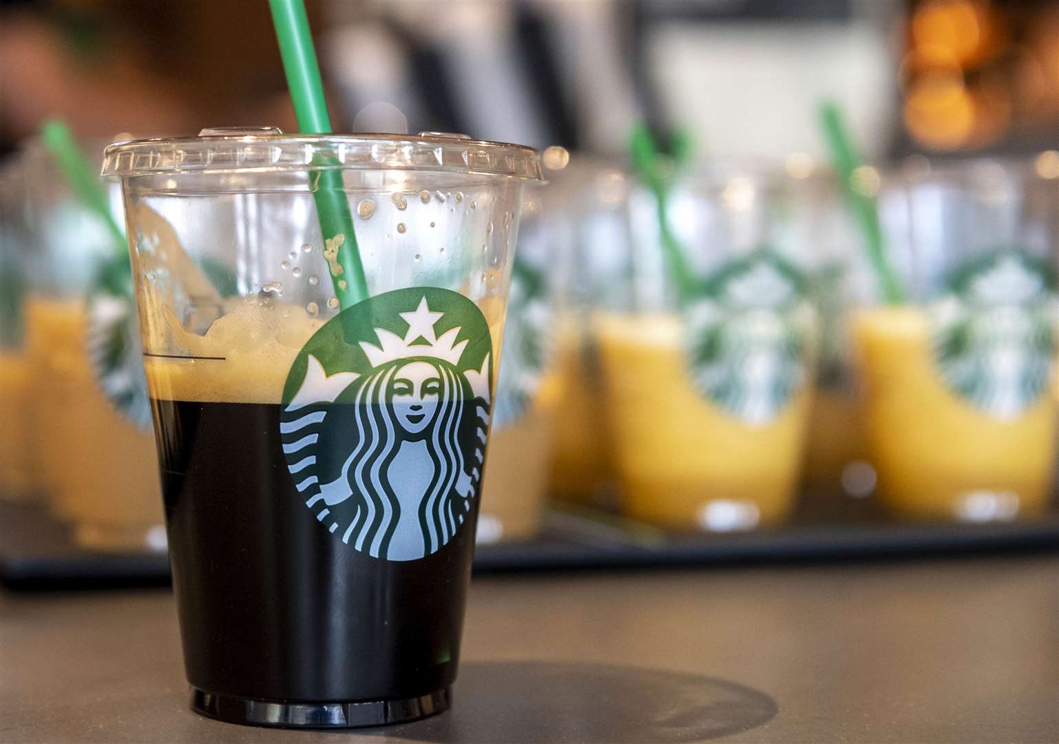 Starbucks has banned the use of reusable cups. Picture: Keith Heppell
