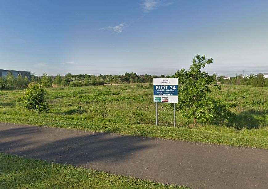 One of the empty plots at the Bridge Development near the Dartford Crossing. Picture: Google