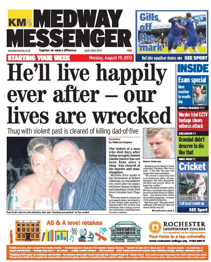 Medway Messenger, Monday August 19