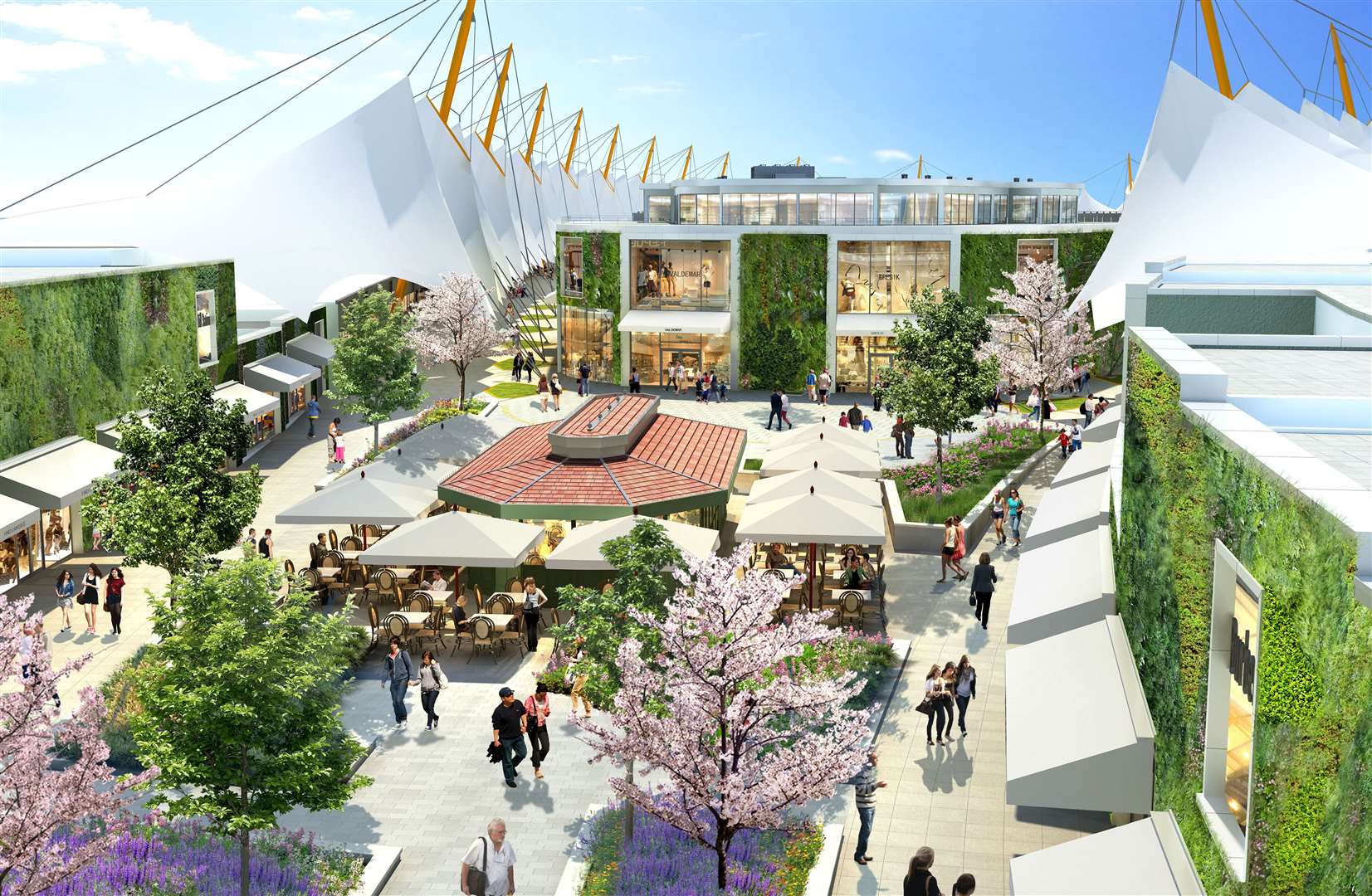 An artist's impression of the Designer Outlet's £90m