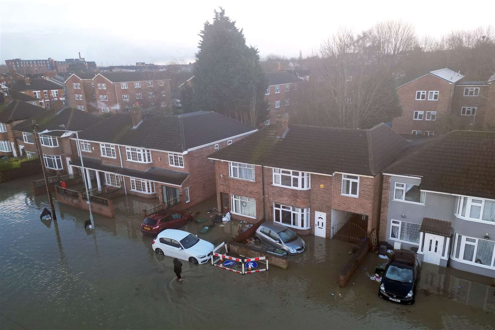 Fire and rescue services have been responding across the county (Joe Giddens/PA)