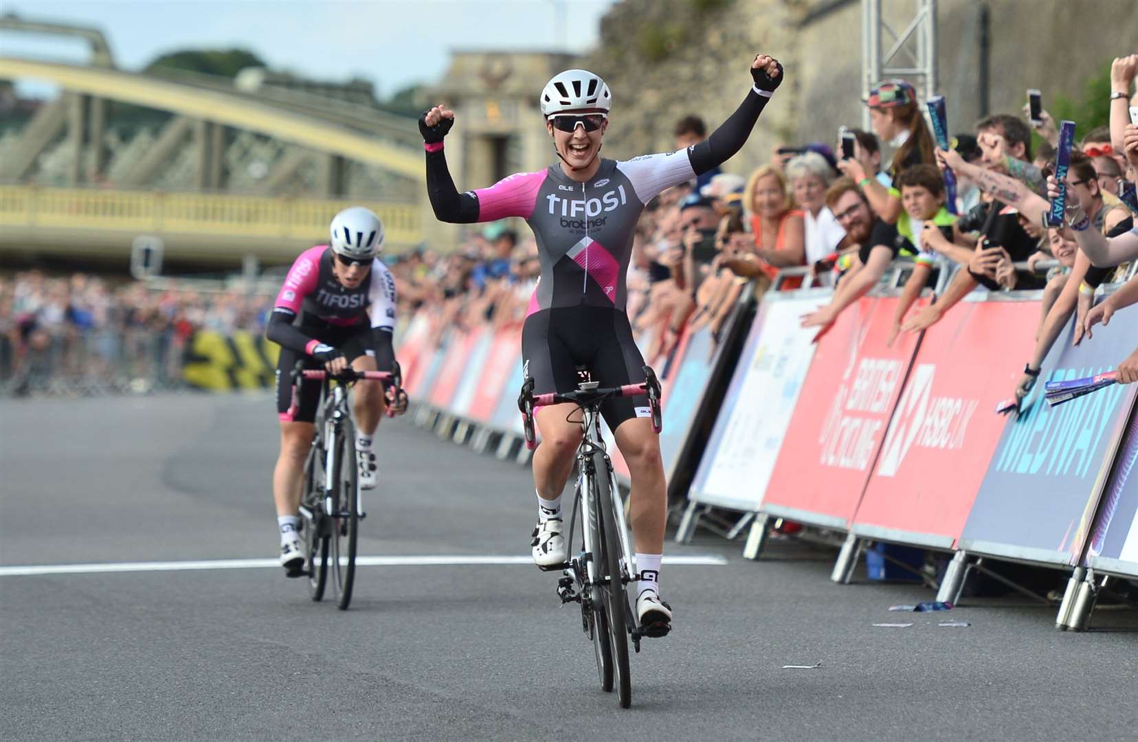 Rebecca Durrell victorious at the HSBC UK National Circuit Championships in Rochester Picture: SWPix