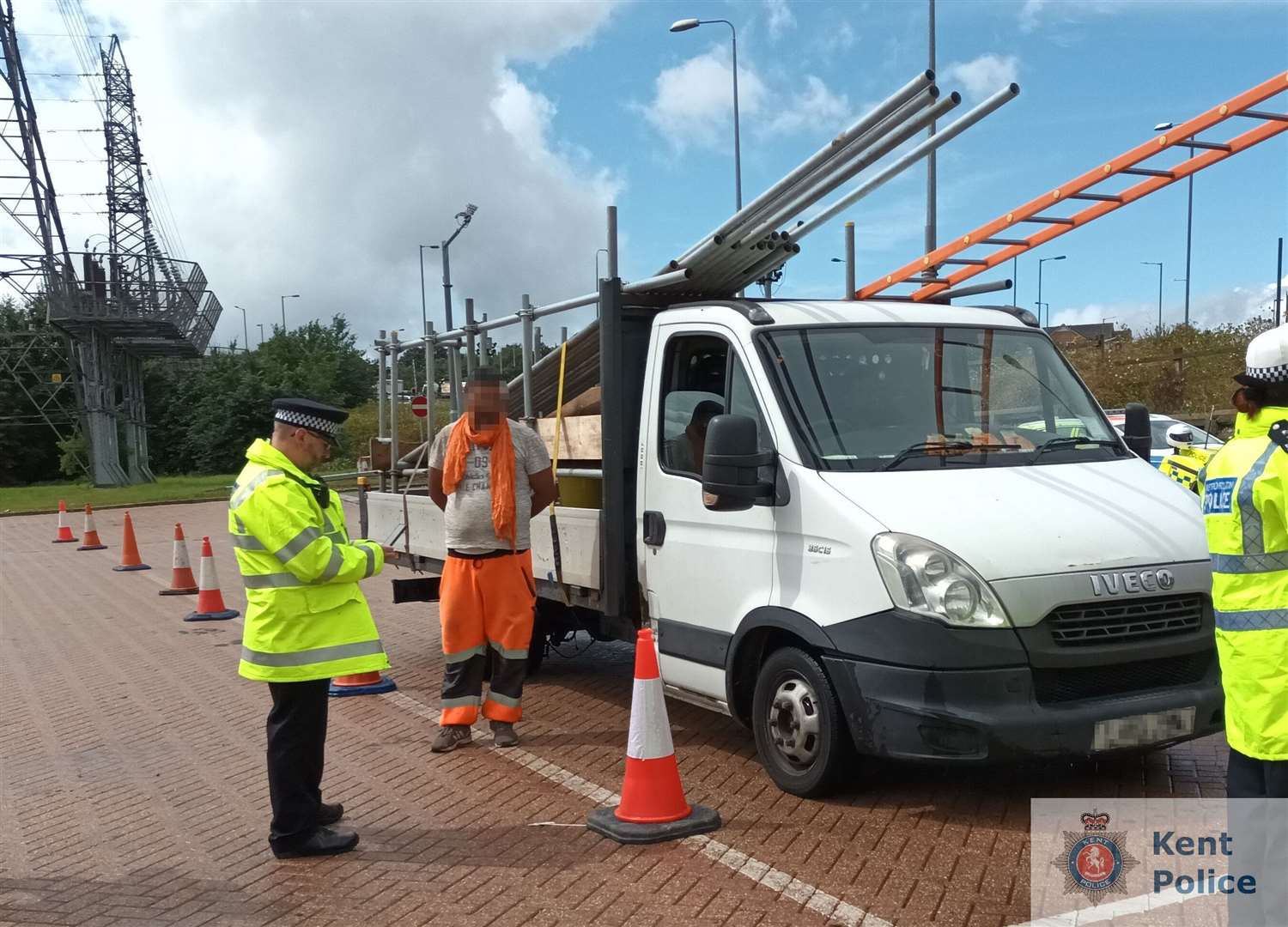 The operation by Kent Special Constabulary’s Roads Policing Unit in Dartford. Picture: Kent Police