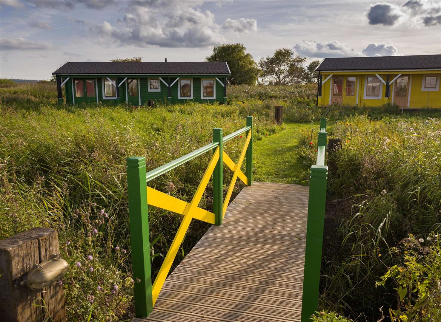 The new bridge on the accommodation site. Picture: Phil Harris (5020373)