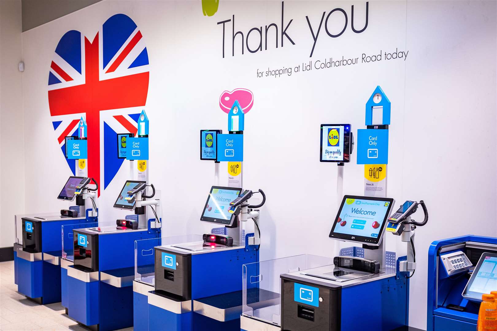 The store has some self-service tills. Picture: Lidl / CPG Photography