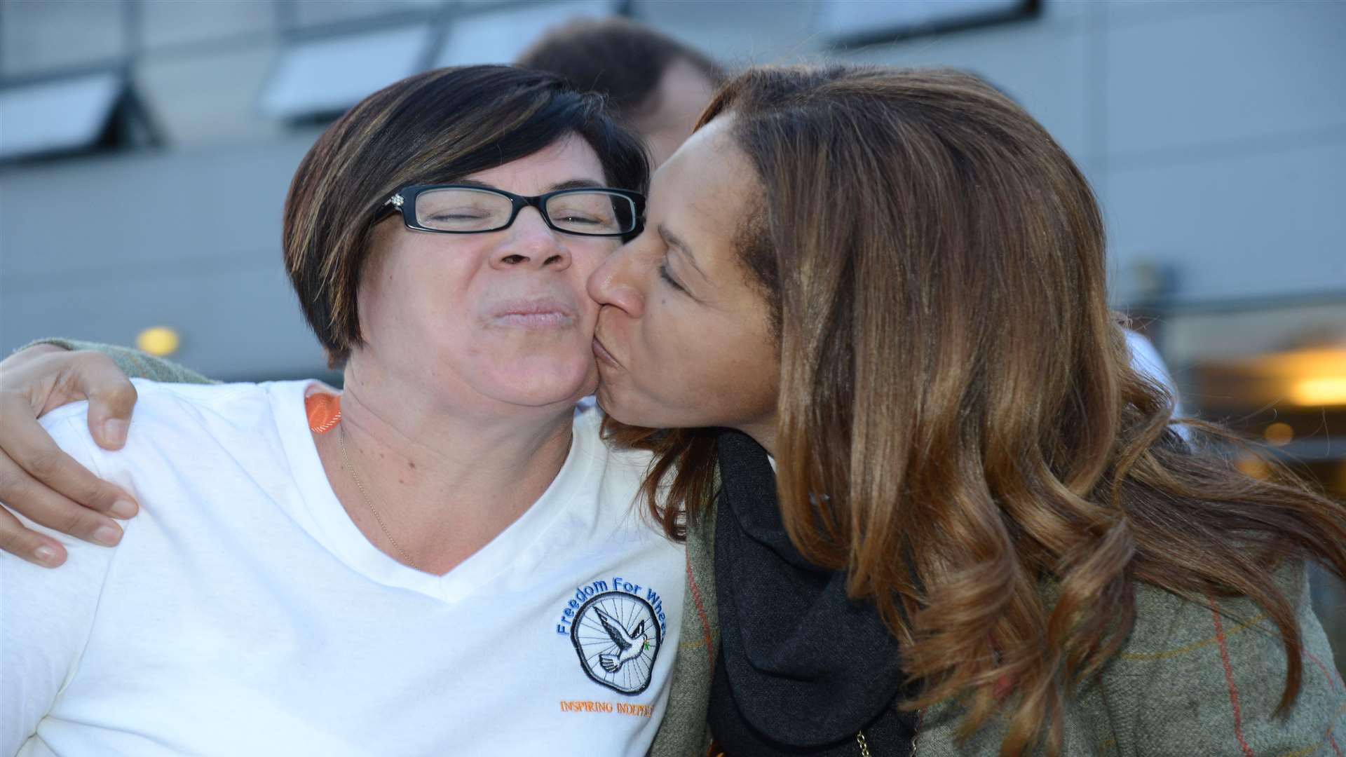 Luisa Pearce with MP Helen Grant ahead of the challenge