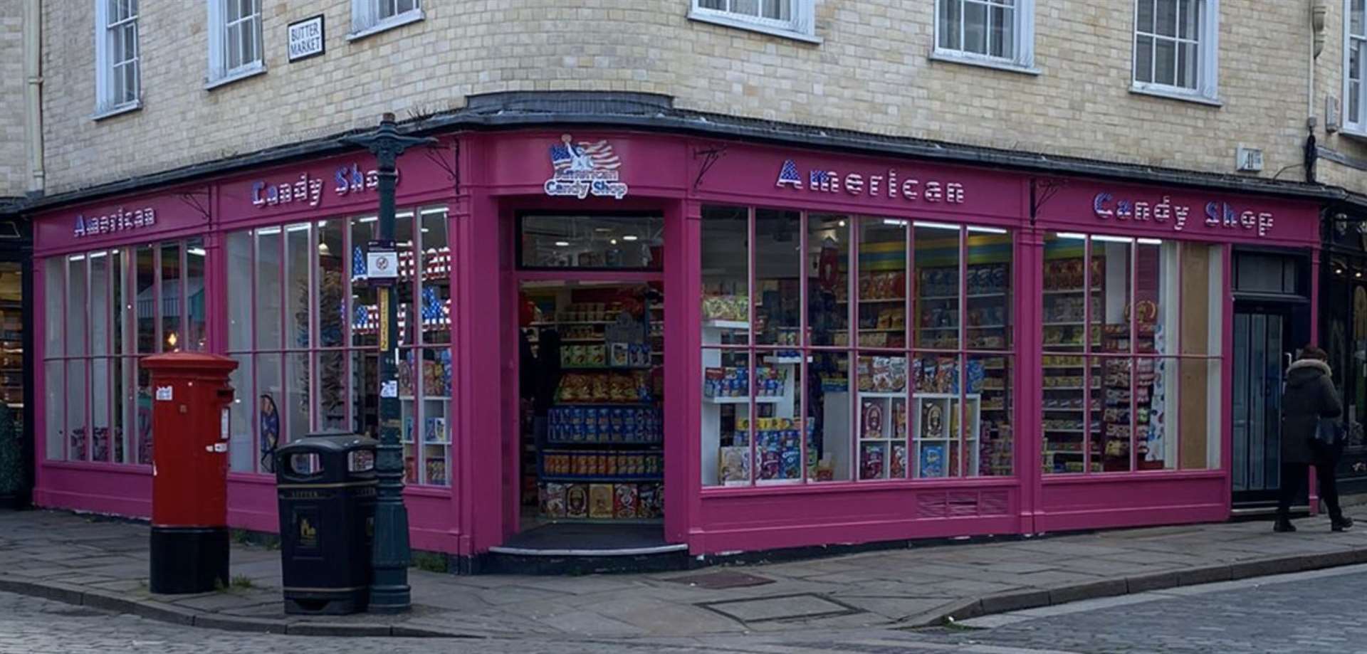 The American Candy Shop in Buttermarket, Canterbury, in its prime