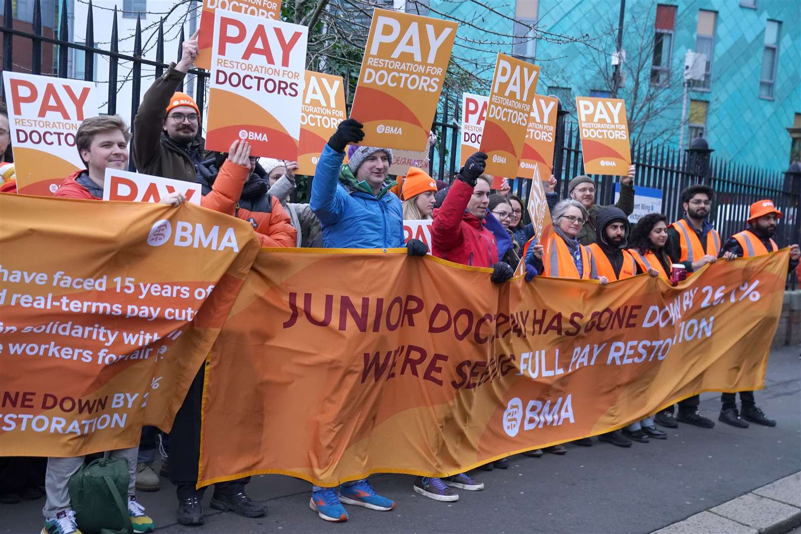 Junior Doctors Start Longest Strike In NHS History