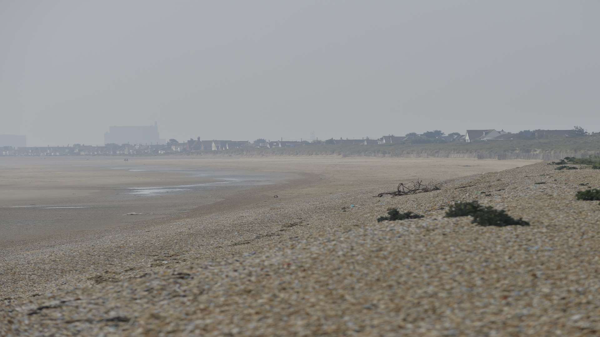 The beach at Greatstone.