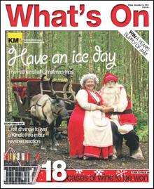 Mother and Father Christmas, at LaplandUK, star on this week's What's On cover