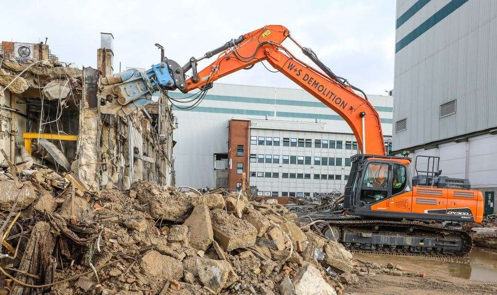 The factory has already been demolished