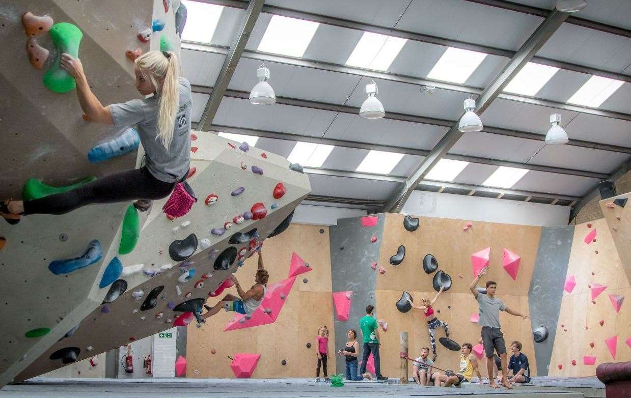 How the indoor climbing centre will look