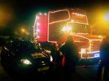 Coca-cola truck in Gravesend