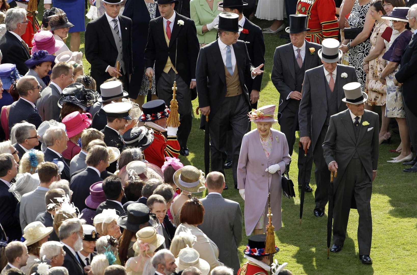 Threre will also be no Palace garden parties this year (Matt Dunham/PA)