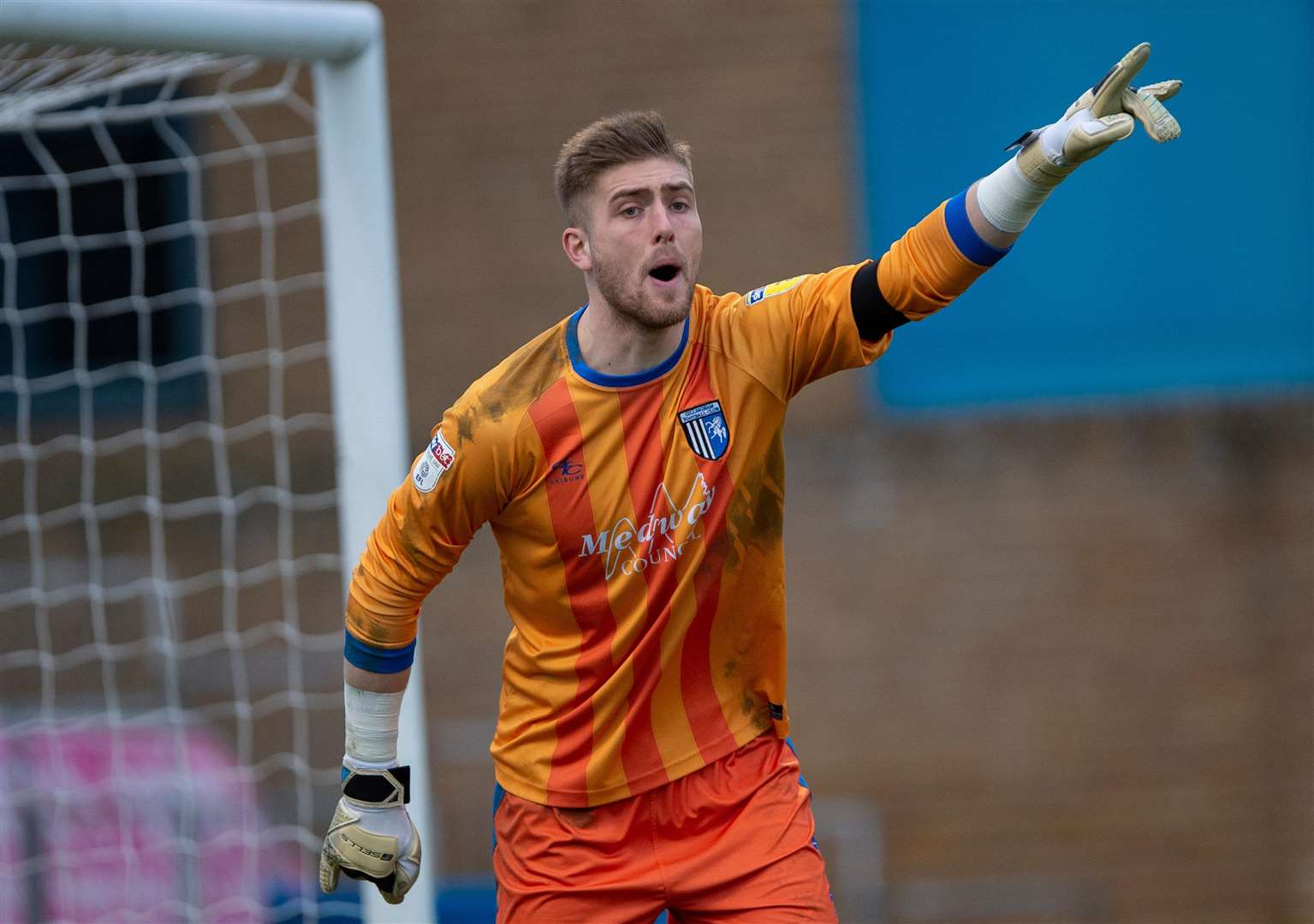 Gillingham goalkeeper Tomas Holy Picture: Ady Kerry