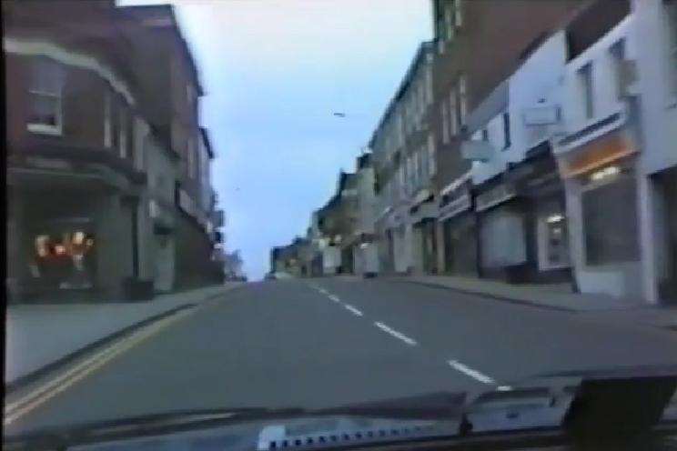 Home video footage of Sittingbourne High Street taken in 1984 by Dave Gower