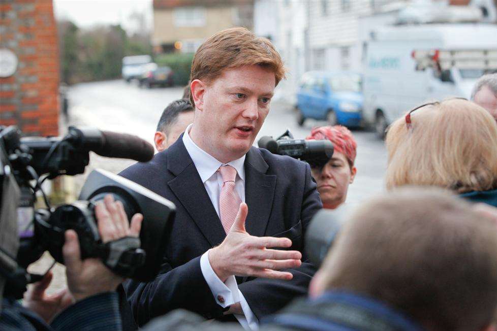 Government minister Danny Alexander visits Yalding.