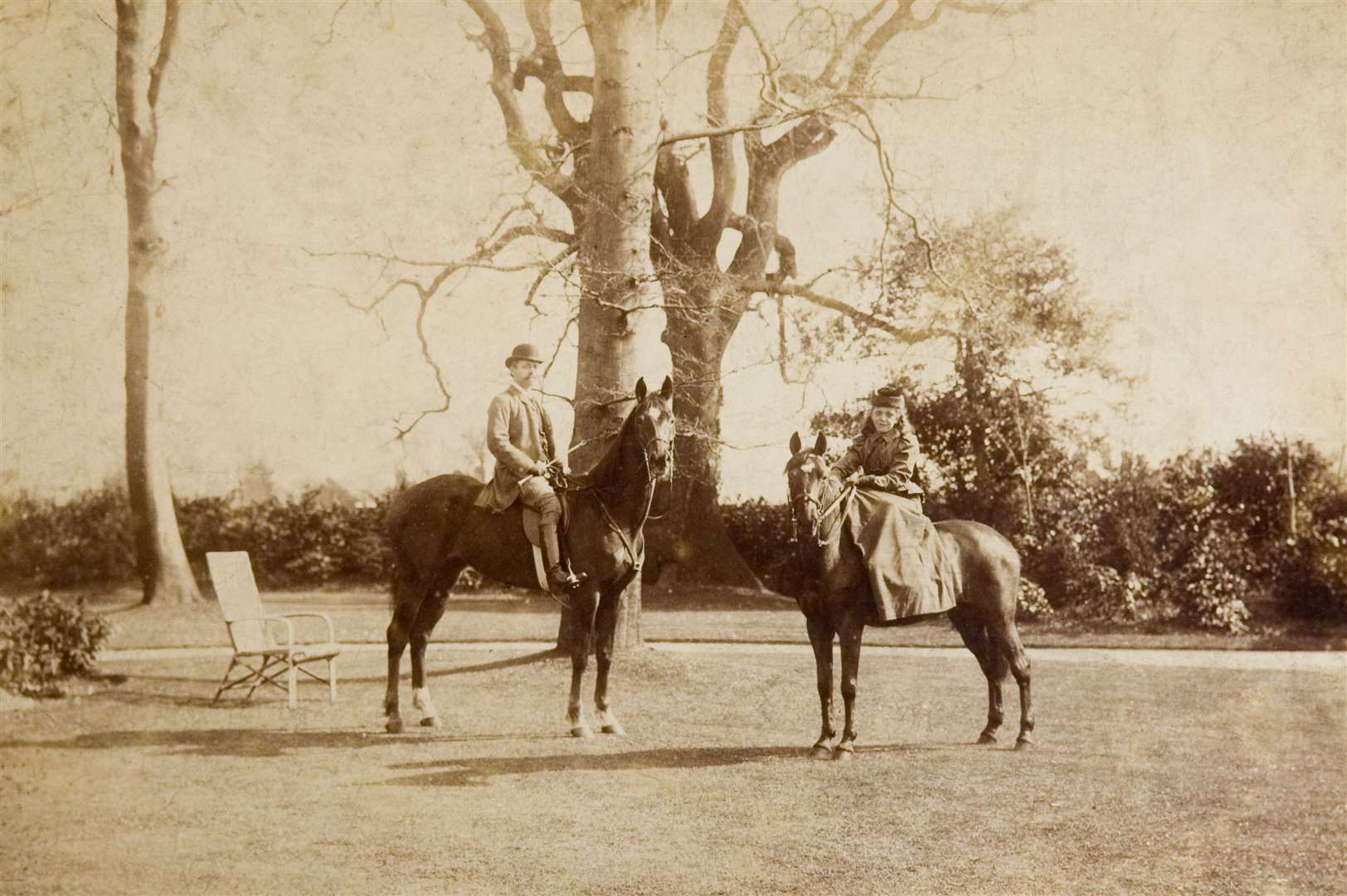 William Willett and his daughter Gertrude. Picture: The Chislehurst Society