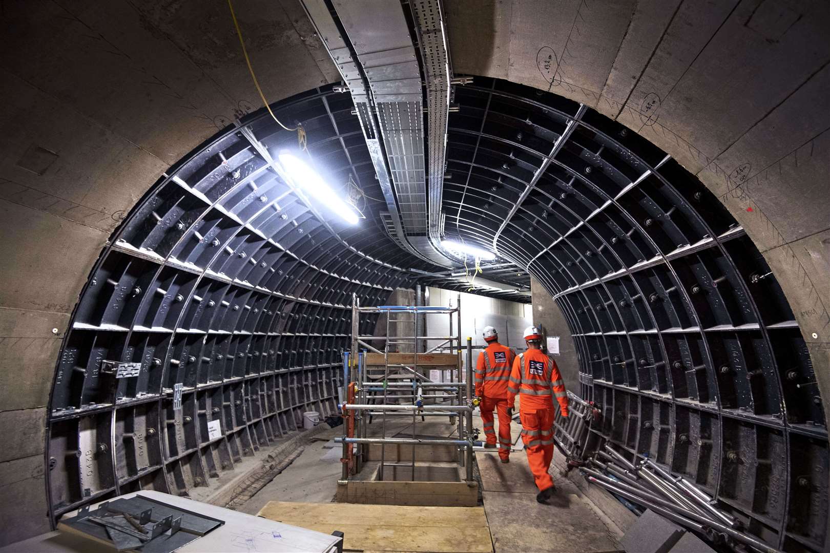 The new Elizabeth Line is not expected to open until next year (Victoria Jones/PA)