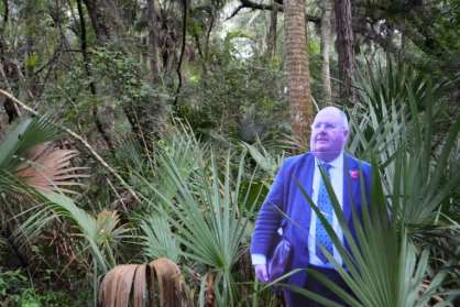 Exploring the outback at Fort George Island, Florida. Picture: Daniel Falvey and James Johnson