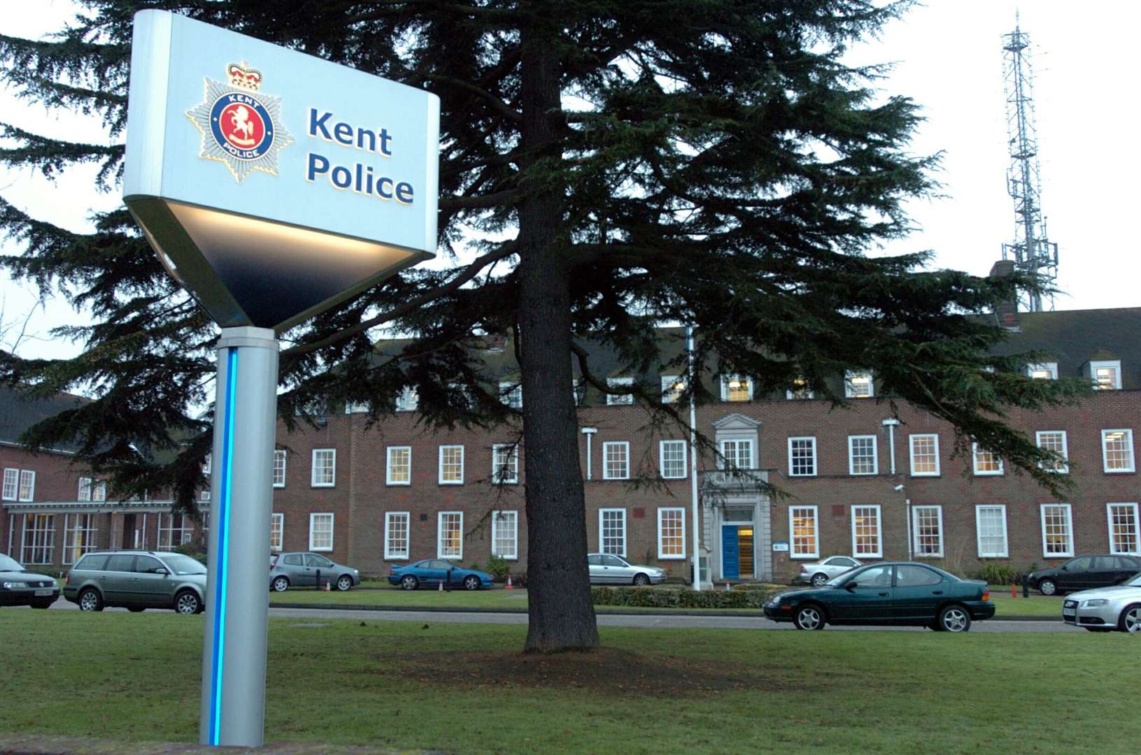 Kent Police Headquarters, Sutton Road, Maidstone where the hearing was held