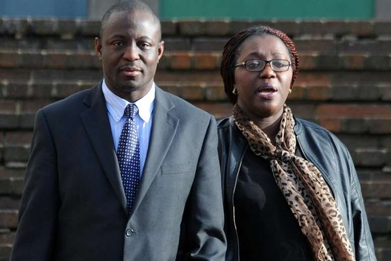 Dr Maduka Ogweuleka and his wife Chioma. Picture: Mike Gunnill