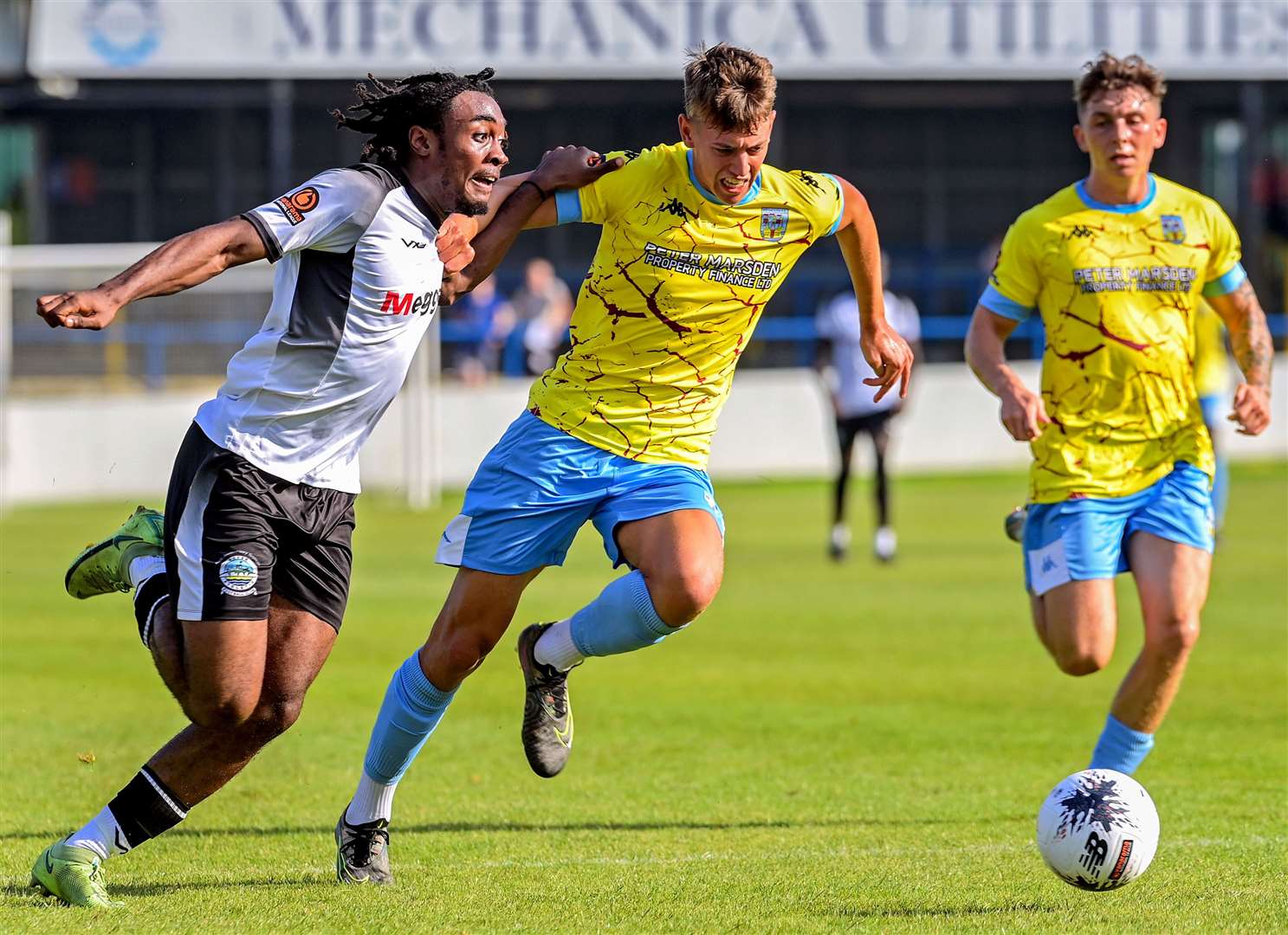 Dover substitute and scorer Roman Charles-Cook drives forward. Picture: Stuart Brock