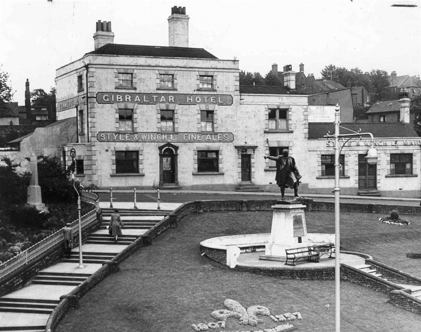 The Gibraltar Hotel in Chatham in September 1957