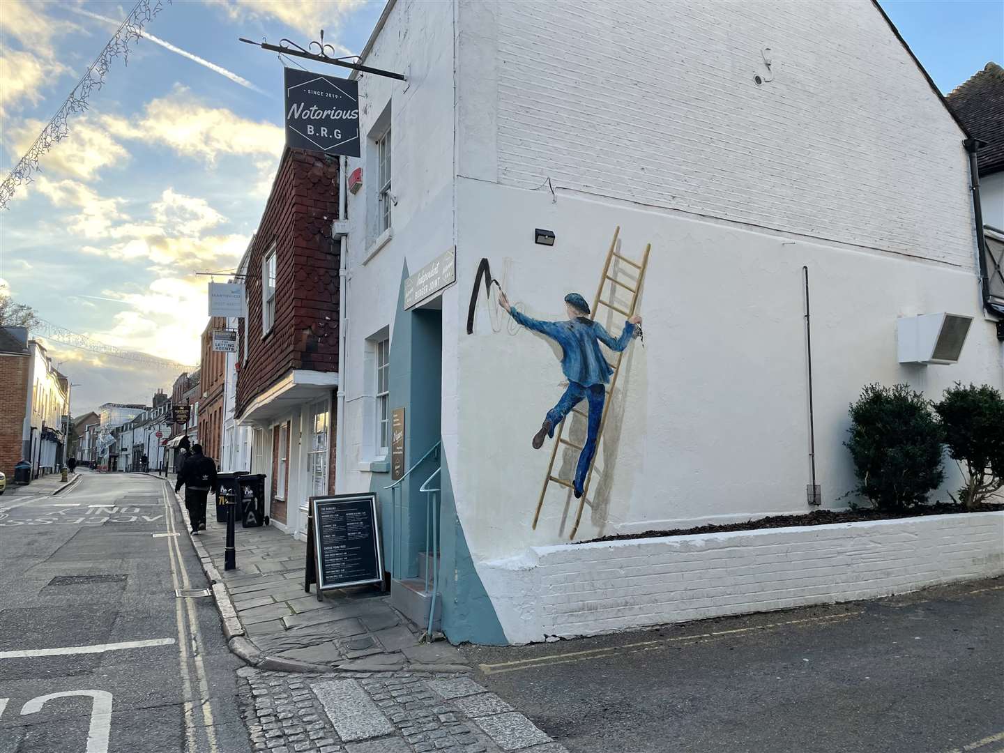 The Notorious B.R.G is found on the quiet Castle Street, Canterbury