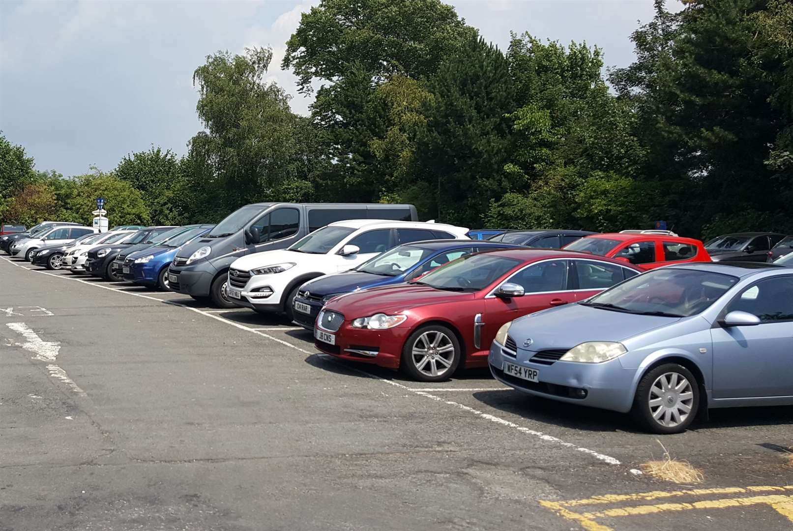 The attack happened in Station Road car park, Ashford