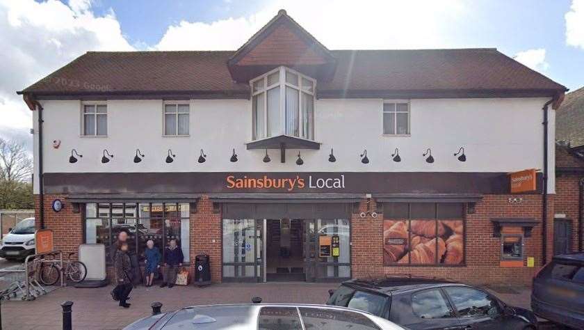 Daniel Baah approached one elderly victim at Sainsbury's in Headcorn. Picture: Google