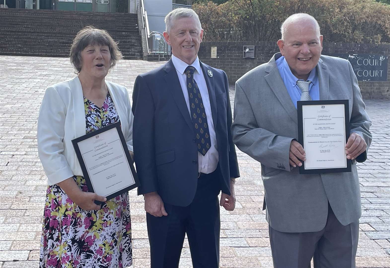 Tonbridge couple who saved woman s life in nail bar attack receive