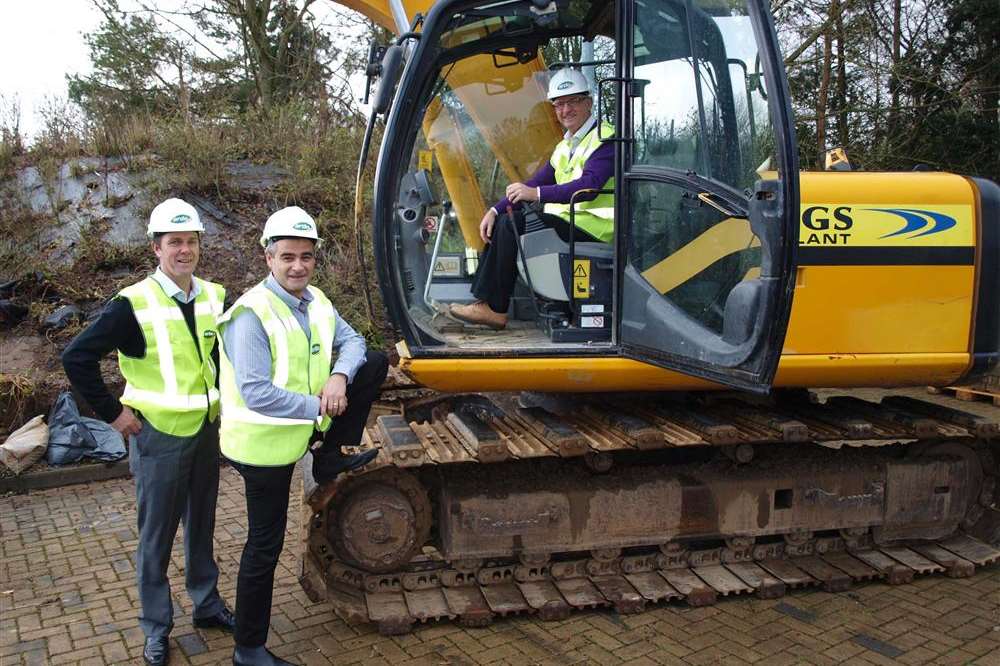 From left, Ardo's operations director Jim Everest, supply chain and inventory director Jon Barnes and managing director Stephen Waugh