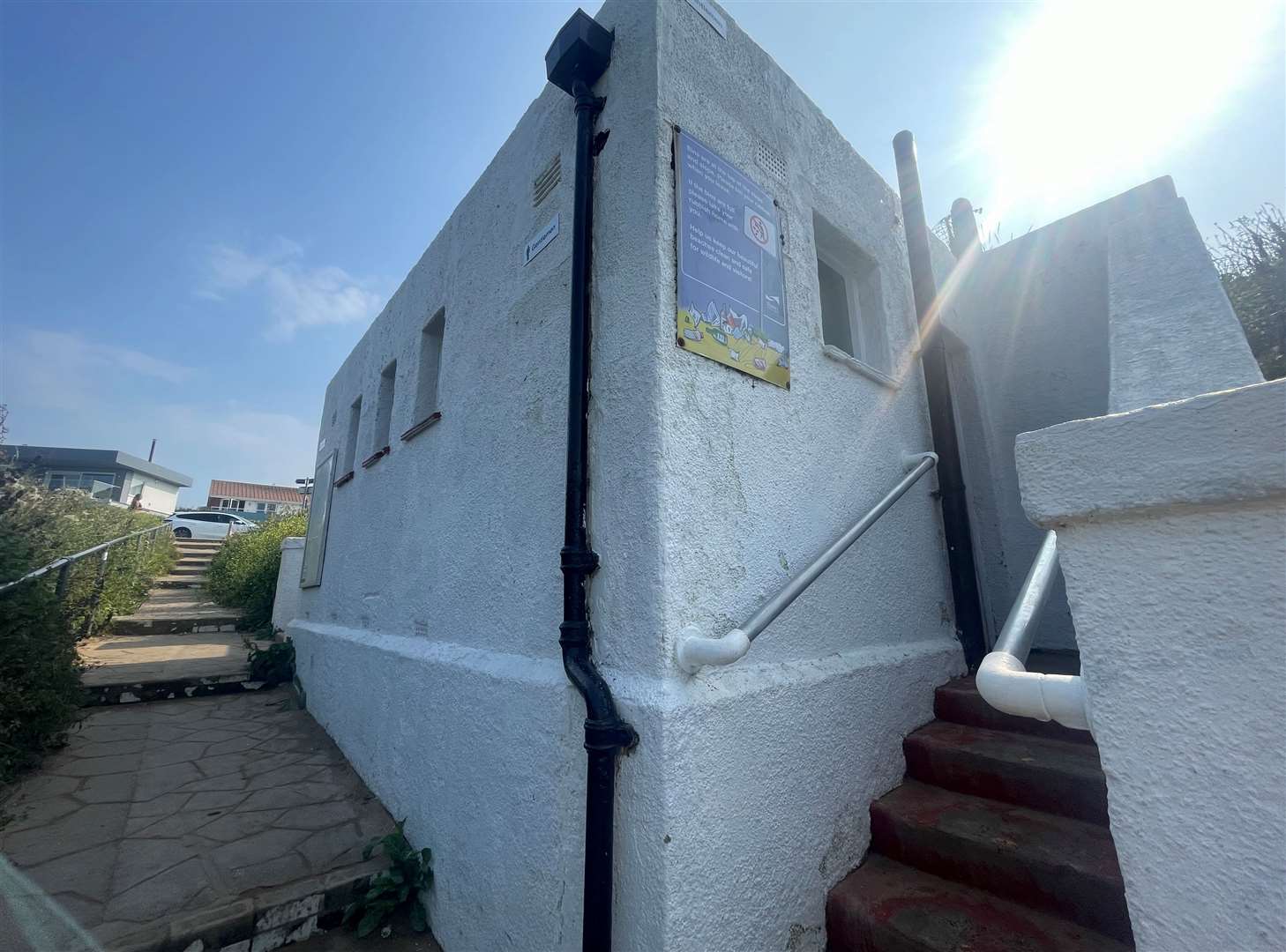 The toilet block at Botany Bay