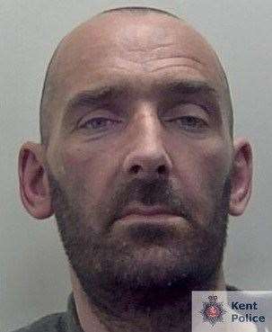 Shoplifter Adrian Marsh has been jailed after he was banned from entering supermarkets such as Co-op and Tesco. Picture: Kent Police