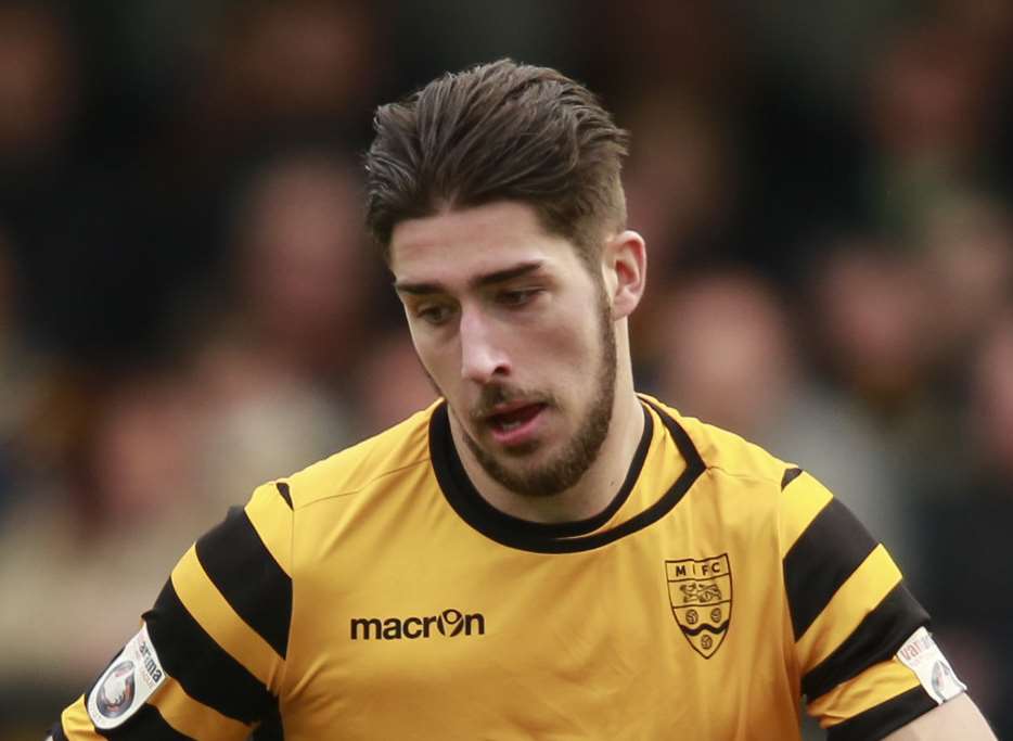 Maidstone United midfielder Dan Sweeney Picture: Martin Apps