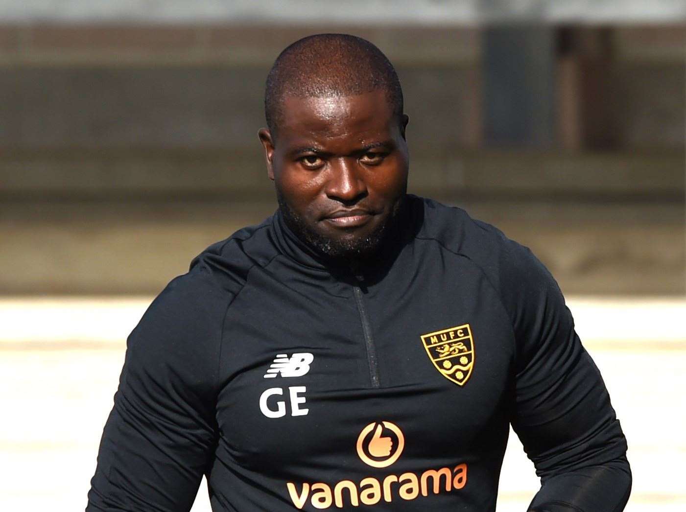 Maidstone United manager George Elokobi. Picture: Steve Terrell