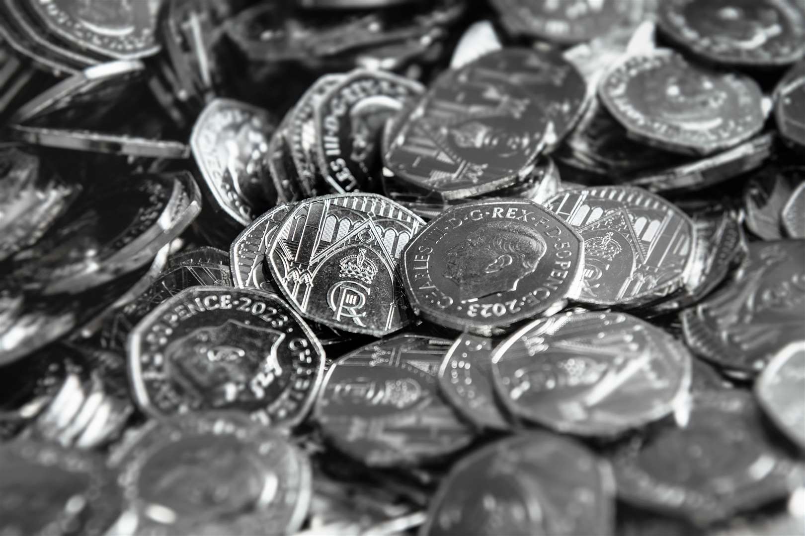 How rare a coin is, is usually dictated by the number released into circulation. Image: The Royal Mint.